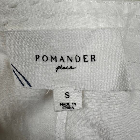 Tuckernuck Pomander Place White Swiss Dot Sleeveless Kenzo Dress Small Cotton - Picture 13 of 16